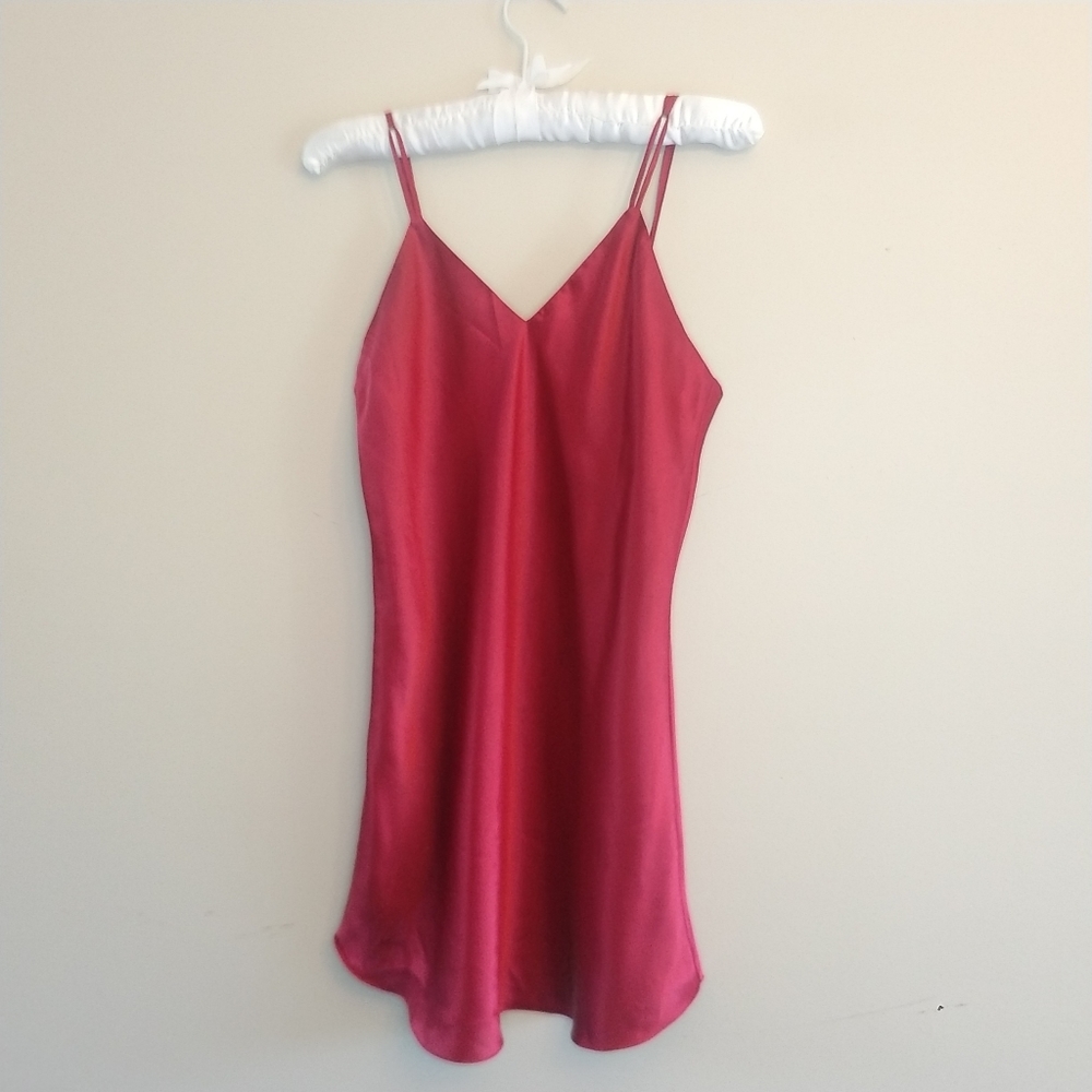 La Senza Burgundy Red Chemise Slip